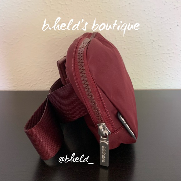 lululemon Everywhere Belt Bag *Extended Strap Red Merlot Fall 2022 Color New NWT - Picture 9 of 16
